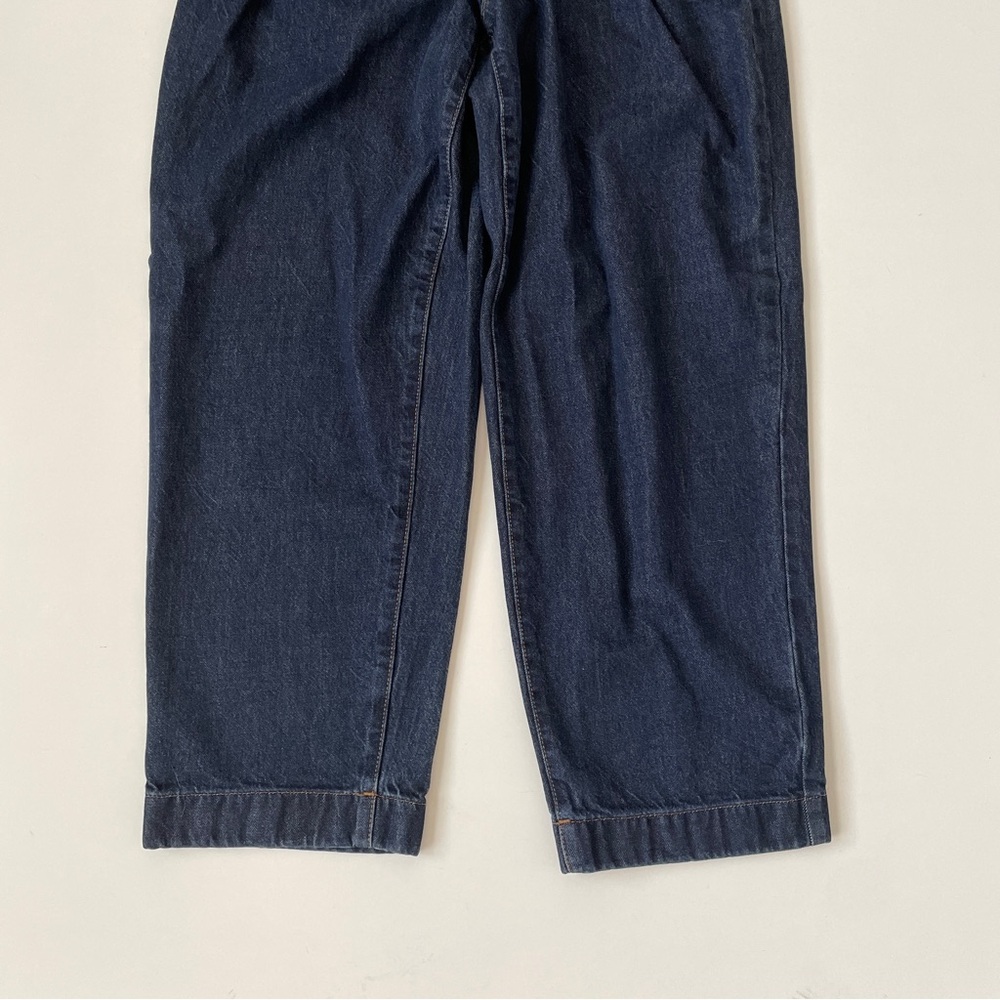 Banana Republic Luxe Mid Rise Straight Denim Jeans Dark Wash, Size 28/6 Regular - Picture 9 of 14